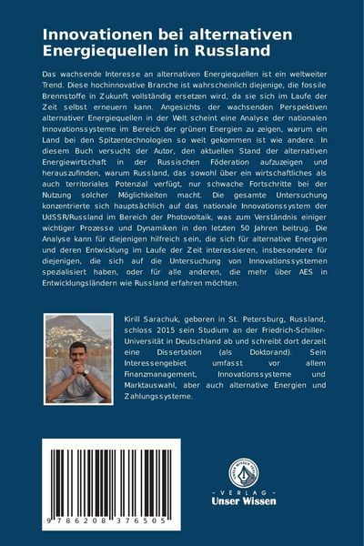 Produktbild: Innovationen bei alternativen Energiequellen in Russland