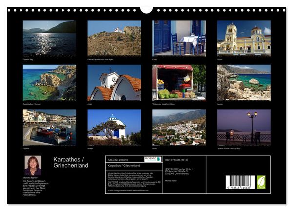 Produktbild: Karpathos / Griechenland (Wandkalender 2026 DIN A3 quer), CALVENDO Monatskalender