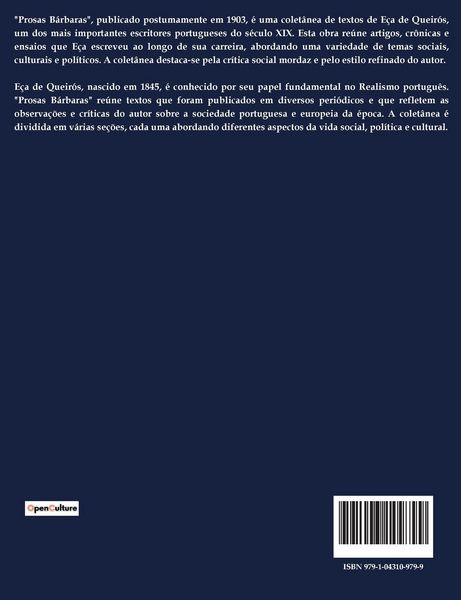 Produktbild: Prosas Barbaras