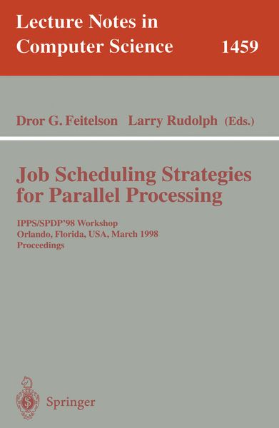 Produktbild: Job Scheduling Strategies for Parallel Processing