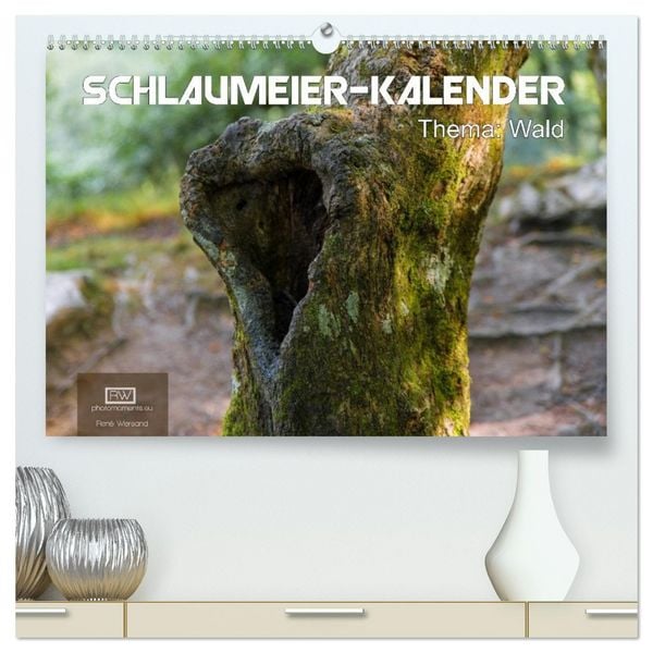 Produktbild: Schlaumeier-Kalender - Thema: Wald (hochwertiger Premium Wandkalender 2026 DIN A2 quer), Kunstdruck in Hochglanz