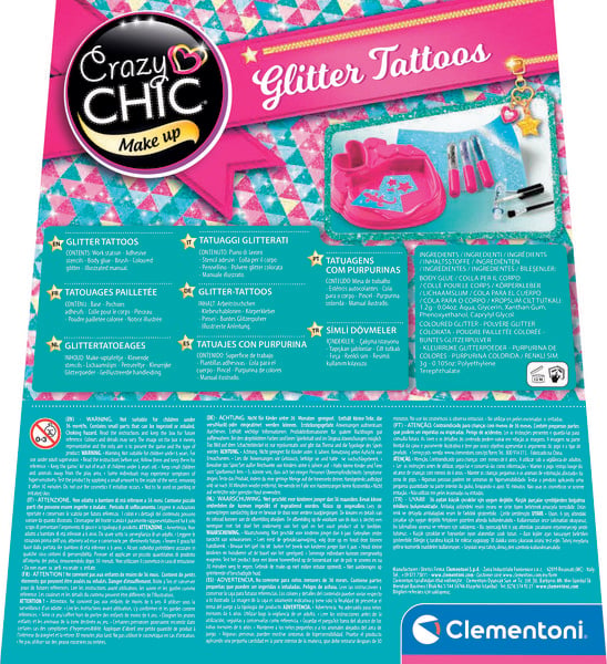 Produktbild: Clementoni Glitzer-Tattoos