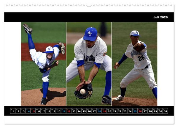 Produktbild: Kultsport Baseball (Wandkalender 2026 DIN A2 quer), CALVENDO Monatskalender