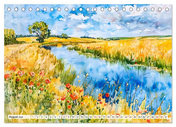 Produktbild: Havelland Flair - Immer in Flussn&auml;he (Tischkalender 2026 DIN A5 quer), CALVENDO Monatskalender