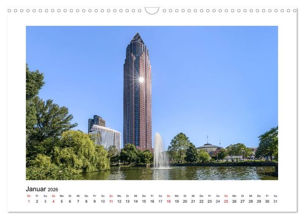 Produktbild: Frankfurt - Parks und G&auml;rten (Wandkalender 2026 DIN A3 quer), CALVENDO Monatskalender