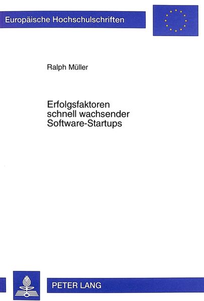 Produktbild: Erfolgsfaktoren schnell wachsender Software-Startups