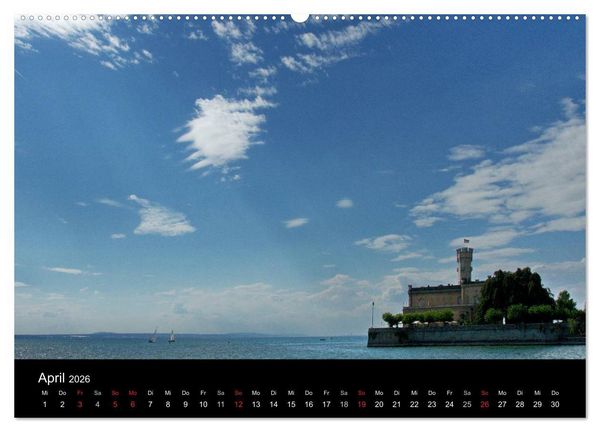 Produktbild: Ein Jahr am BODENSEE (hochwertiger Premium Wandkalender 2026 DIN A2 quer), Kunstdruck in Hochglanz