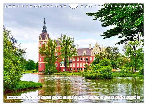Produktbild: F&uuml;rst-P&uuml;ckler-Park und Schloss &ndash; Bad Muskau (Wandkalender 2027 DIN A4 quer), CALVENDO Monatskalender