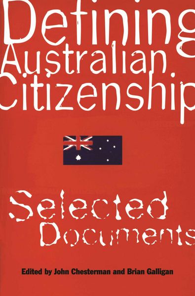 Produktbild: Defining Australian Citizenship