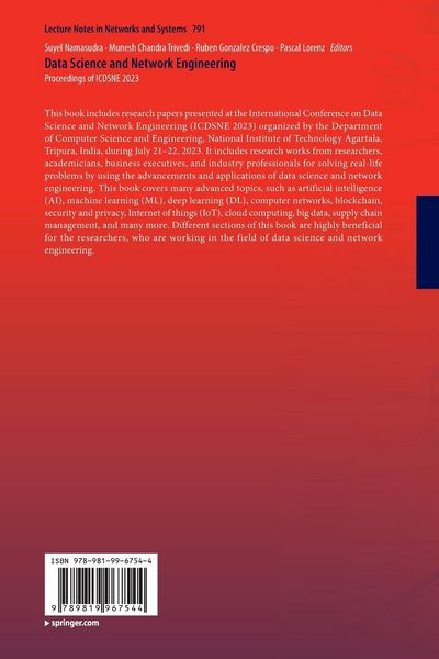 Produktbild: Data Science and Network Engineering