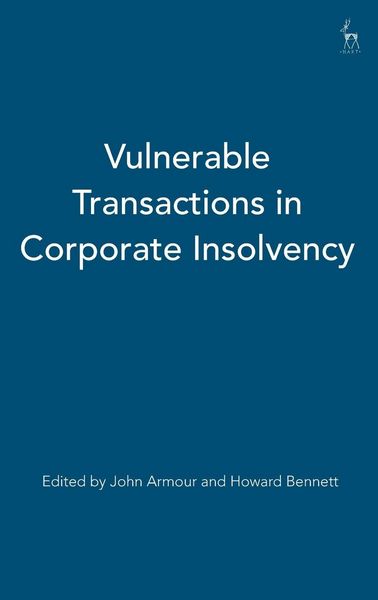 Produktbild: Vulnerable Transactions in Corporate Insolvency