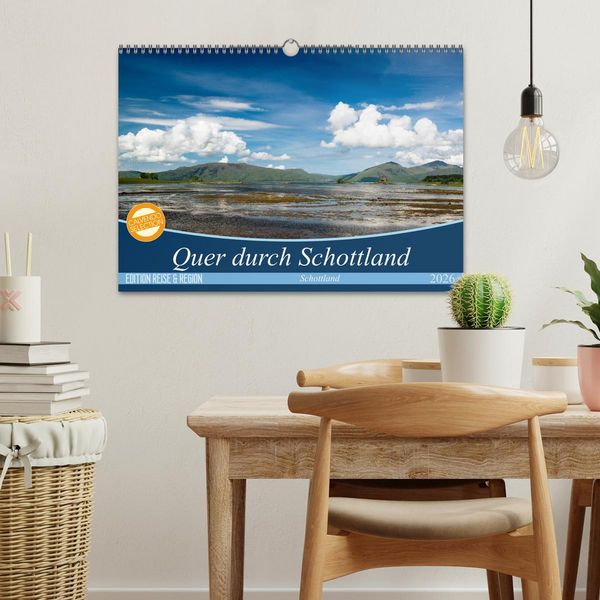 Produktbild: Quer durch Schottland (Wandkalender 2026 DIN A3 quer), CALVENDO Monatskalender