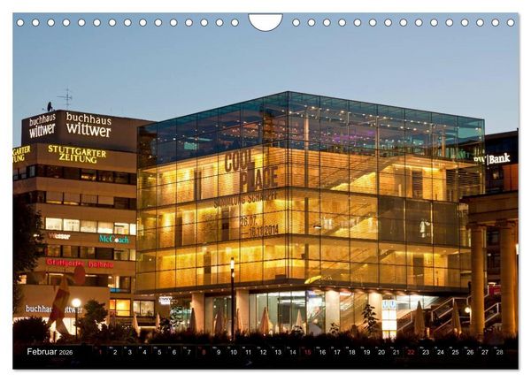 Produktbild: Landeshauptstadt Stuttgart (Wandkalender 2026 DIN A4 quer), CALVENDO Monatskalender