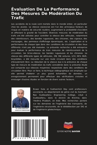 Produktbild: &Eacute;valuation De La Performance Des Mesures De Mod&eacute;ration Du Trafic