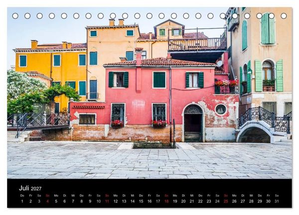 Produktbild: Venedig (Tischkalender 2027 DIN A5 quer), CALVENDO Monatskalender