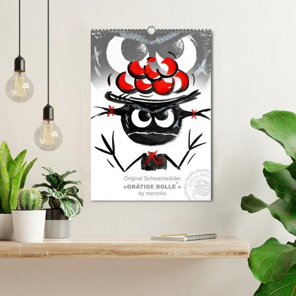Produktbild: Original Schwarzw&auml;lder &raquo;Gr&auml;tige Bolle&laquo; by merzolio (Wandkalender 2026 DIN A3 hoch), CALVENDO Monatskalender