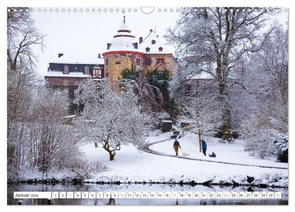 Produktbild: Mittelhessens Burgen und Schl&ouml;sser (Wandkalender 2026 DIN A3 quer), CALVENDO Monatskalender