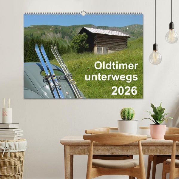 Produktbild: Oldtimer unterwegs - Mobile Rarit&auml;ten auf Tour (Wandkalender 2026 DIN A2 quer), CALVENDO Monatskalender