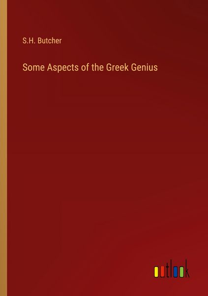 Produktbild: Some Aspects of the Greek Genius