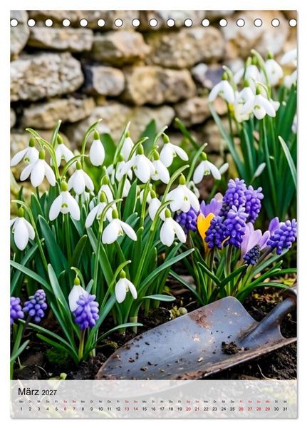 Produktbild: Provence Ein Garten im Wandel der Zeit (Tischkalender 2027 DIN A5 hoch), CALVENDO Monatskalender