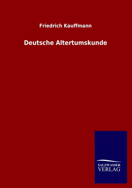 Produktbild: Deutsche Altertumskunde