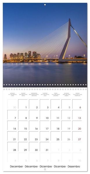 Produktbild: ROTTERDAM Highlights (Wall Calendar 2026 12 &times; 12 Inch) CALVENDO 12 Month Wall Calendar