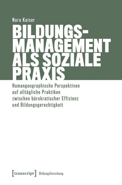 Produktbild: Bildungsmanagement als soziale Praxis