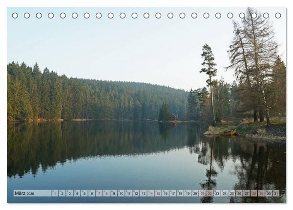 Produktbild: Wunderbares Th&uuml;ringen - Landschaften (Tischkalender 2026 DIN A5 quer), CALVENDO Monatskalender