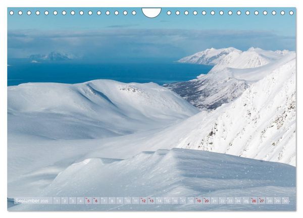 Produktbild: Lyngener Alpen Nord-Norwegen (Wandkalender 2026 DIN A4 quer), CALVENDO Monatskalender