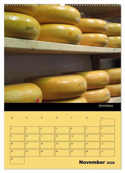 Produktbild: Alles K&auml;se / Planer (Wandkalender 2026 DIN A2 hoch), CALVENDO Monatskalender