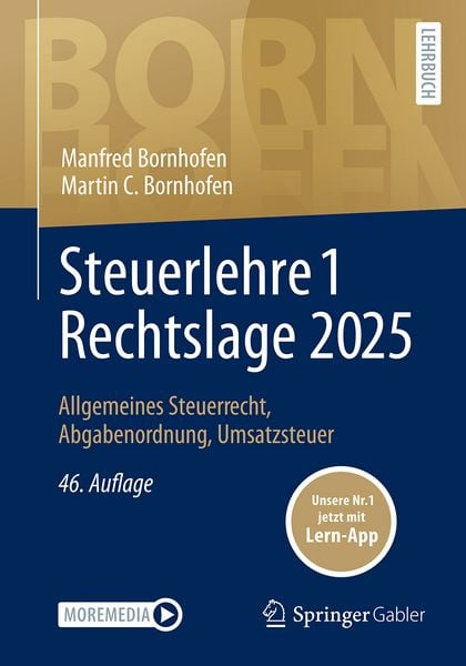 Produktbild: Steuerlehre 1 Rechtslage 2025