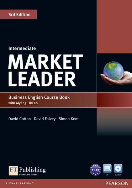 Market Leader 3rd Edition Intermediate Coursebook with DVD-ROM and MyLab Access Code Pack, Set von David; Falvey, David Cotton, Pearson Education