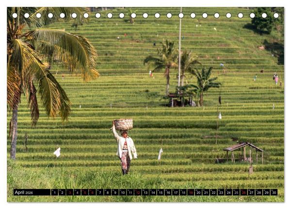 Produktbild: Bali - Indonesien (Tischkalender 2026 DIN A5 quer), CALVENDO Monatskalender