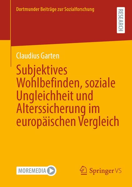 Produktbild: Subjektives Wohlbefinden, soziale Ungleichheit und Alterssicherung im europ&auml;ischen Vergleich