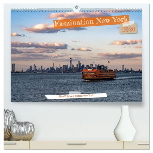 Produktbild: Faszination New York (hochwertiger Premium Wandkalender 2026 DIN A2 quer), Kunstdruck in Hochglanz