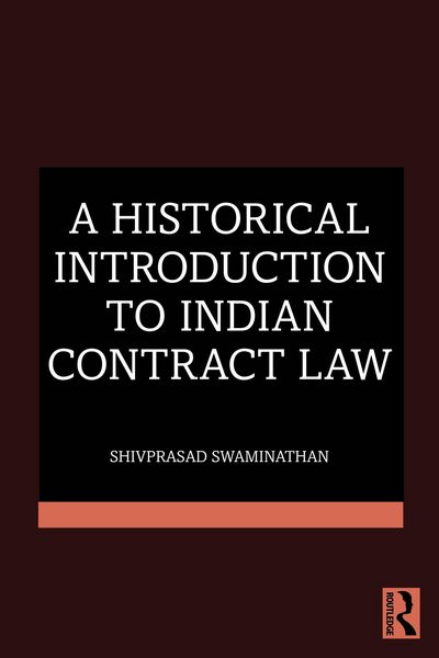 Produktbild: A Historical Introduction to Indian Contract Law