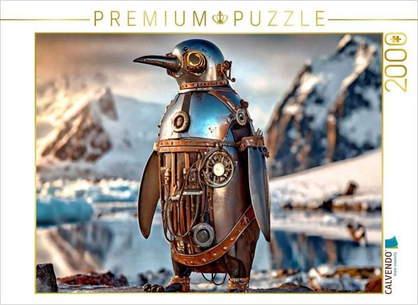 CALVENDO Puzzle Pauli, der Pinguin | 2000 Teile Lege-Größe 90x67cm Foto-Puzzle für glückliche Stunden