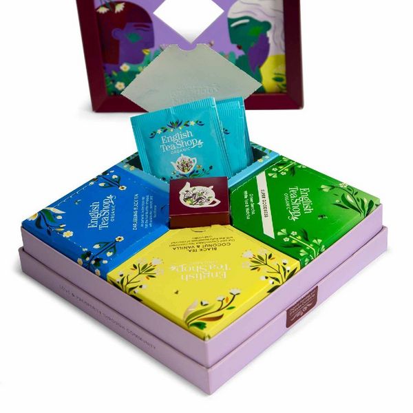 Produktbild: BIO Tee Kollektion "Best Mum", Tee Geschenk f&uuml;r Mama zum Geburtstag, Muttertag, Weihnachten, 4 Sorten, 32 Teebeutel