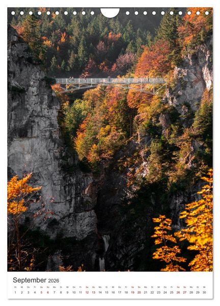 Produktbild: Herbstliches Allg&auml;u (Wandkalender 2026 DIN A4 hoch), CALVENDO Monatskalender