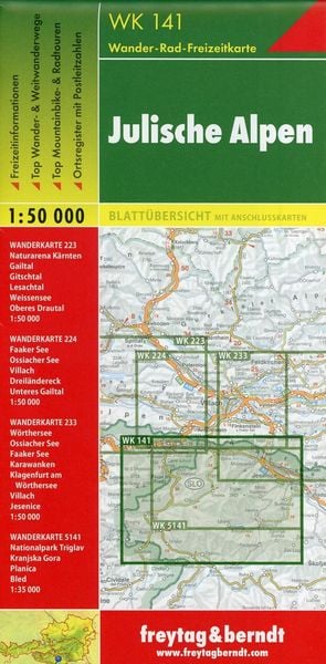 Julische Alpen 1 : 50 000. WK 141