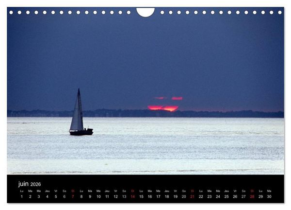 Produktbild: Couchers de soleil (Calendrier mural 2026 DIN A4 vertical), CALVENDO calendrier mensuel