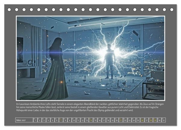 Produktbild: Die Zeus-Aff&auml;ren (Tischkalender 2027 DIN A5 quer), CALVENDO Monatskalender