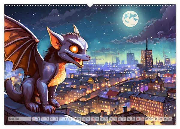 Produktbild: S&uuml;&szlig;es oder Saures - Ein Jahr voller Monsterspa&szlig; (hochwertiger Premium Wandkalender 2026 DIN A2 quer), Kunstdruck in Hochglanz