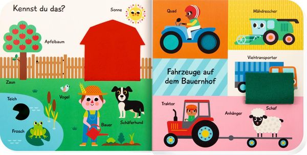 Produktbild: Mein gr. Spielwörterbuch: 1. Wörter a.d.Bauernhof (Fühl.&b.)