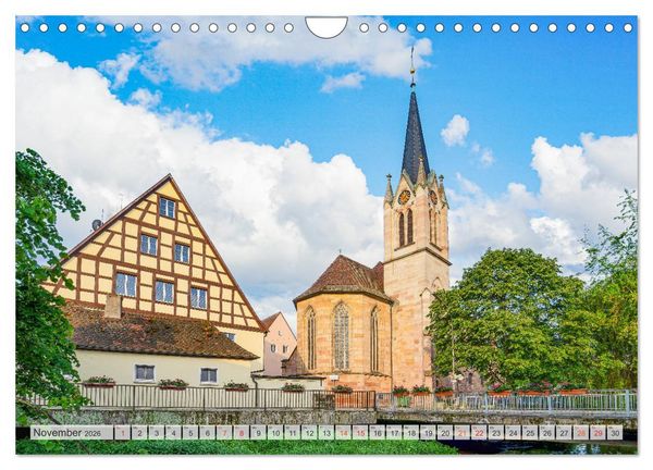 Produktbild: Schwabach Impressionen (Wandkalender 2026 DIN A4 quer), CALVENDO Monatskalender