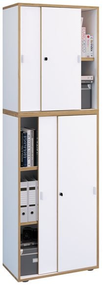 Produktbild: B&uuml;roschrank Aktenschrank Schiebet&uuml;ren Salia 5fach