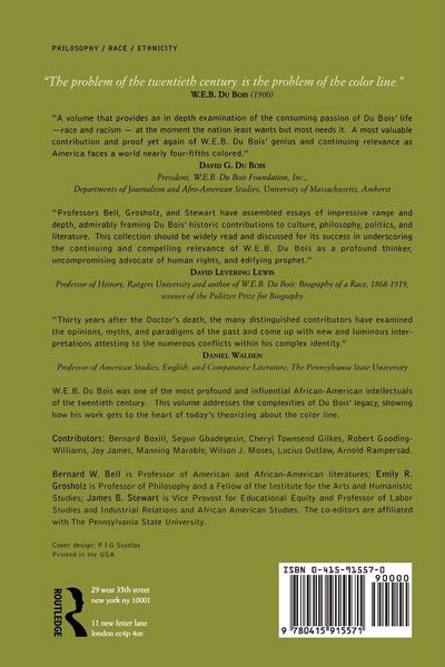 Produktbild: W.E.B. Du Bois on Race and Culture