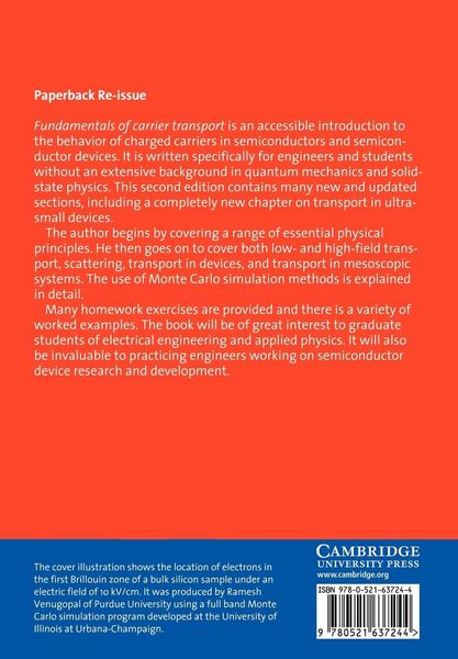 Produktbild: Fundamentals of Carrier Transport