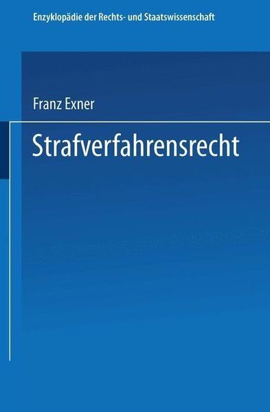 Produktbild: Strafverfahrensrecht