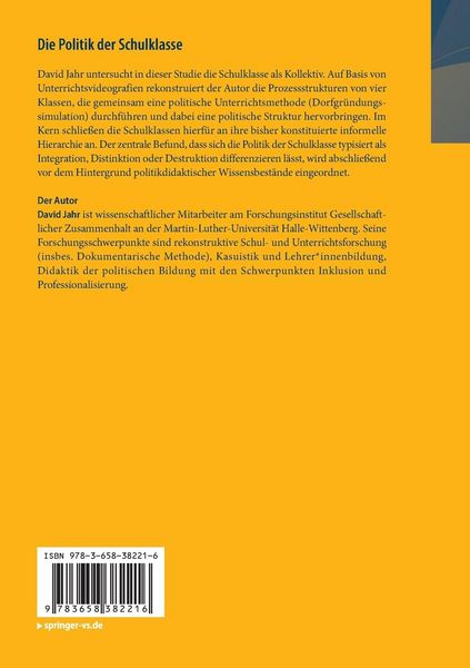 Produktbild: Die Politik der Schulklasse